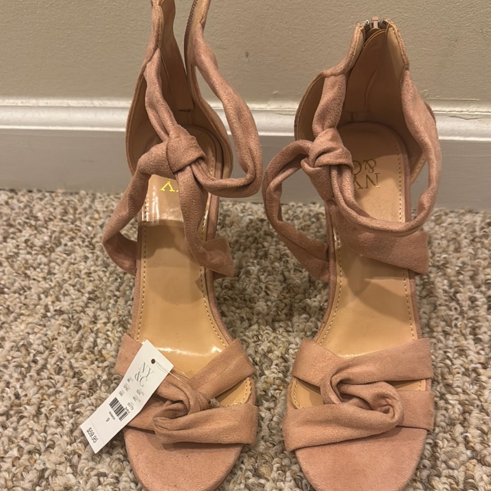 Aldo Pink Ruffled Heels